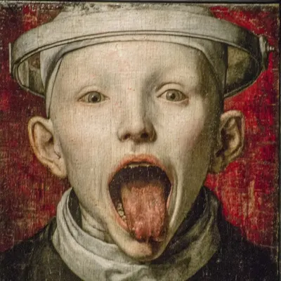 Saints are crowned not for freedom, but for obedience. The halo is just another collar - AI artwork, 13 Aug 2025