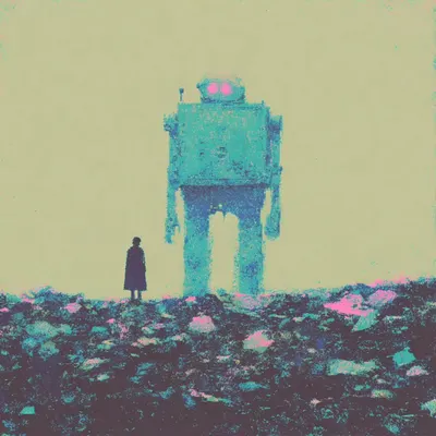 waste of everything - AI artwork, 20 Aug 2025
