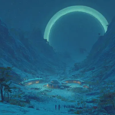 Deep into the unknown, among darkness, there is only one thing. Do you know? - AI artwork, 21 Sep 2025