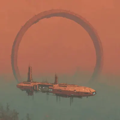 Deep into the unknown, among darkness, there is only one thing. Do you know? - AI artwork, 21 Sep 2025