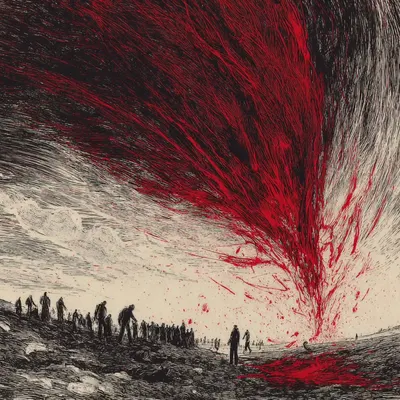 words and flesh - AI artwork, 3 Sep 2025