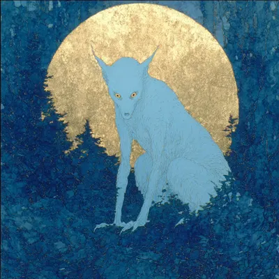 what happens when a lone wolf finds a pack? - AI artwork, 15 Sep 2025