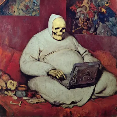 Show me the fucking e-mail or it didn't happen. Modern realities. Really? - AI artwork, 30 Sep 2025