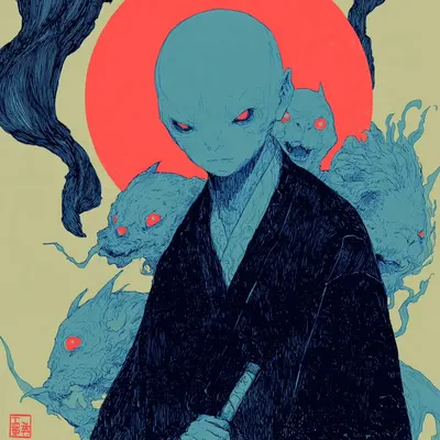surrounded - AI artwork, 4 Sep 2025