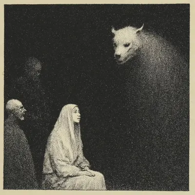 I don’t lead them. I just walk where they’ve already been. White like the silence after everything, black like what’s yet to come - AI artwork, 15 Oct 2025