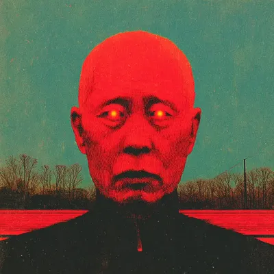 No life in the grain, no gods in the sky - AI artwork, 18 Oct 2025