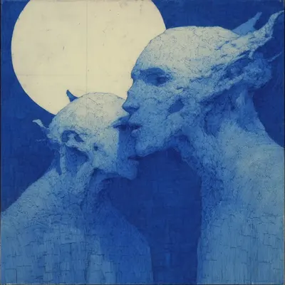 Of course we gave death a meaning. Without it, how could we bear it? - AI artwork, 9 Oct 2025