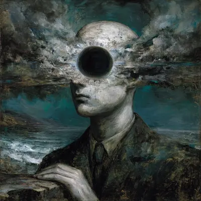 Hey guys, how are you so good at pretending you're not afraid? - AI artwork, 20 Oct 2025