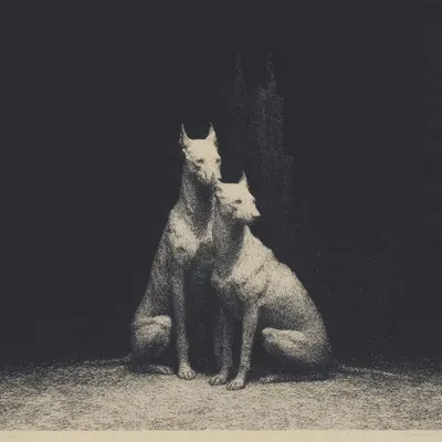 I don’t lead them. I just walk where they’ve already been. White like the silence after everything, black like what’s yet to come - AI artwork, 15 Oct 2025
