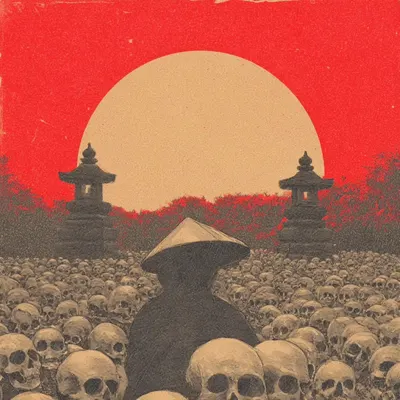No life in the grain, no gods in the sky - AI artwork, 18 Oct 2025
