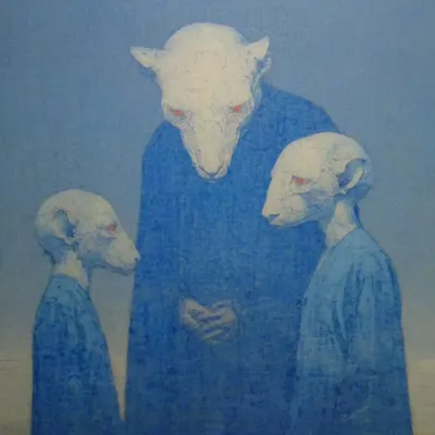 Of course we gave death a meaning. Without it, how could we bear it? - AI artwork, 9 Oct 2025