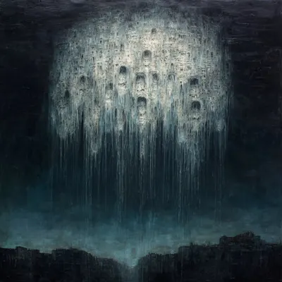 Above all there is nothing. From that we are born - AI artwork, 17 Oct 2025