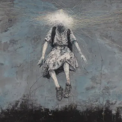 Hey guys, how are you so good at pretending you're not afraid? - AI artwork, 20 Oct 2025