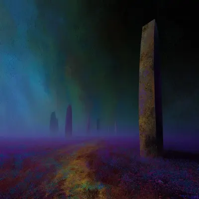 silently walking trough worlds, looking for my own - AI artwork, 3 Nov 2025
