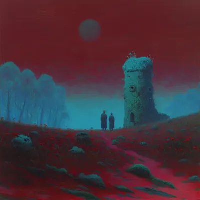 silently walking trough worlds, looking for my own - AI artwork, 3 Nov 2025