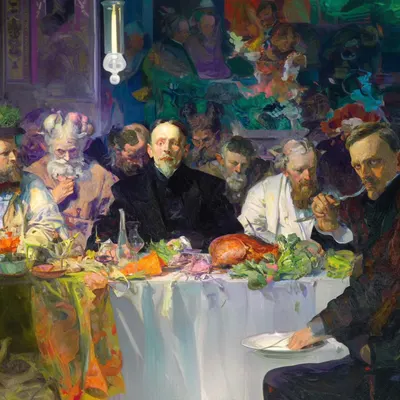 psychology of the crowd - AI artwork, 11 Nov 2025