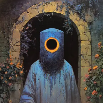 It's still heavy, so I stopped thinking, but the weight is still there. Hopeless - AI artwork, 27 Nov 2025