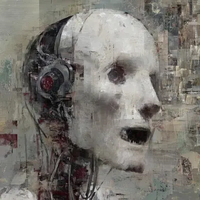 the machine consumes - AI artwork, 29 Nov 2025