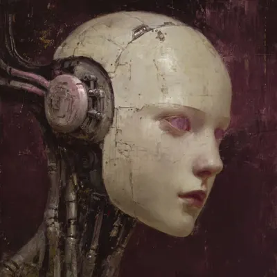 the machine consumes - AI artwork, 29 Nov 2025