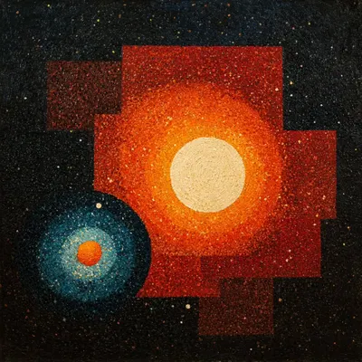 At the heart of our galaxy lies a black hole - a reminder that even creation itself needs a place to disappear - AI artwork, 4 Nov 2025