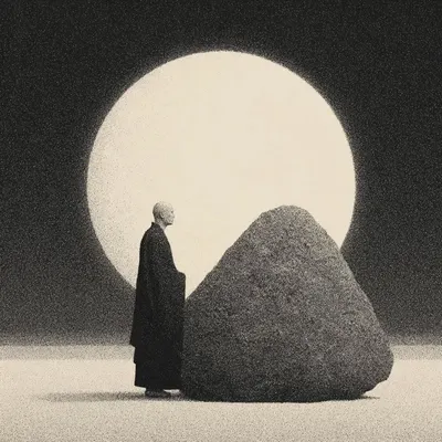 we need to go back! there is no need to rush. stop and breath. find the path - AI artwork, 1 Dec 2025