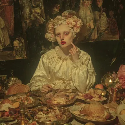 We don’t really have a choice. The world is built to make you eat — or be eaten - AI artwork, 19 Dec 2025
