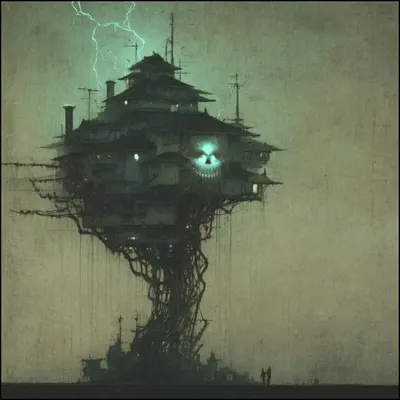 they are always watching - AI artwork, 11 Dec 2025