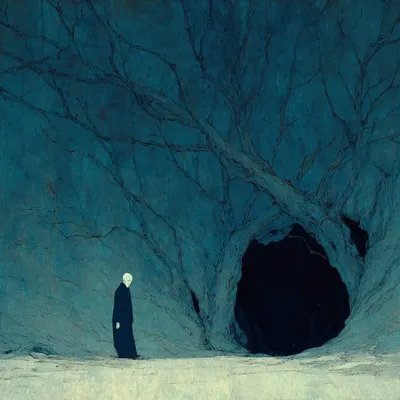 there are things we cannot see, worlds we cannot enter - AI artwork, 7 Dec 2025