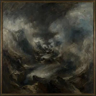 from the darkness, I was born - AI artwork, 6 Dec 2025