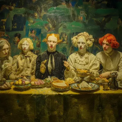 We don’t really have a choice. The world is built to make you eat — or be eaten - AI artwork, 19 Dec 2025