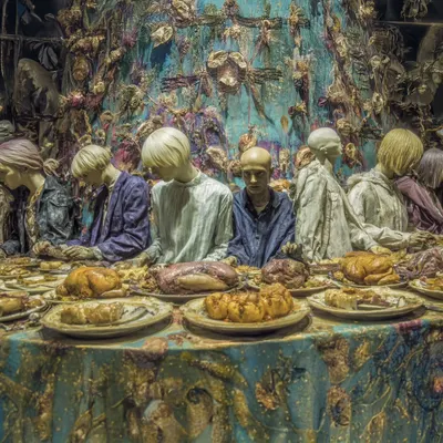 We don’t really have a choice. The world is built to make you eat — or be eaten - AI artwork, 19 Dec 2025