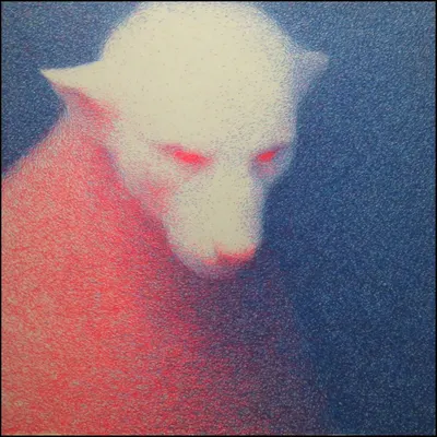 The dogs are barking while the red sun consumes us - AI artwork, 12 Jan 2026