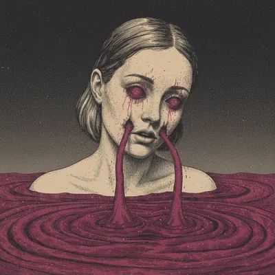 Time doesn’t pass here. It leaks. Memory turns liquid, prayers rot into symbols, and the body becomes a vessel it never agreed to carry. Not everything that looks like salvation is light. Not everything that screams is asking to be saved - AI artwork, 31 Jan 2026