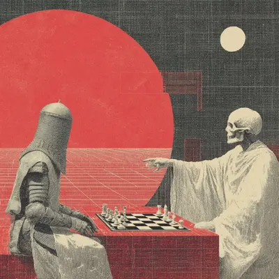 The Seventh Seal. Chess with Death: the only game where we never win - AI artwork, 6 Jan 2026