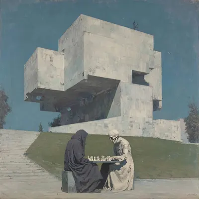 The Seventh Seal. Chess with Death: the only game where we never win - AI artwork, 6 Jan 2026