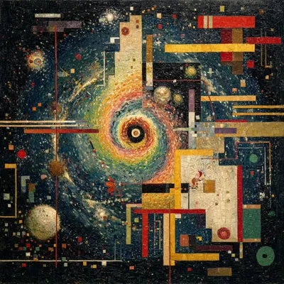 Faith is a condition of survival. Death is a condition of growth. The universe neither knows nor cares - AI artwork, 7 Jan 2026
