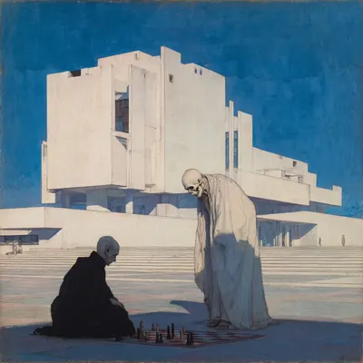 The Seventh Seal. Chess with Death: the only game where we never win - AI artwork, 6 Jan 2026