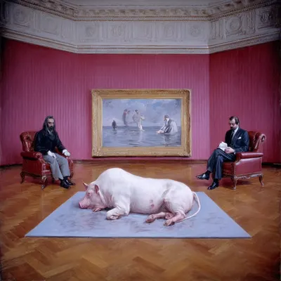We are just cattle. Guinea pigs for them - AI artwork, 14 Jan 2026