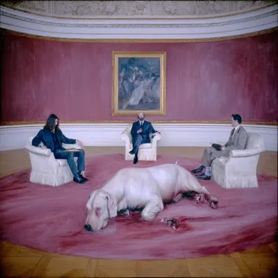 We are just cattle. Guinea pigs for them - AI artwork, 14 Jan 2026