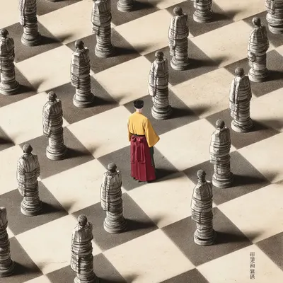 the game of life - AI artwork, 13 Jan 2026