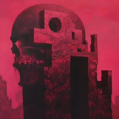 The city never sleeps. It just watches you disappear - AI artwork, 28 Feb 2026