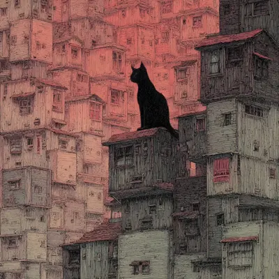 cat are aliens - AI artwork, 21 Feb 2026