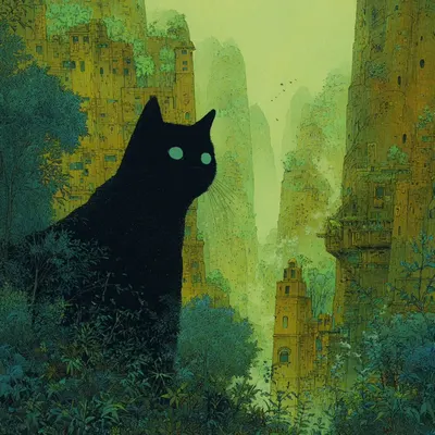 cat are aliens - AI artwork, 21 Feb 2026