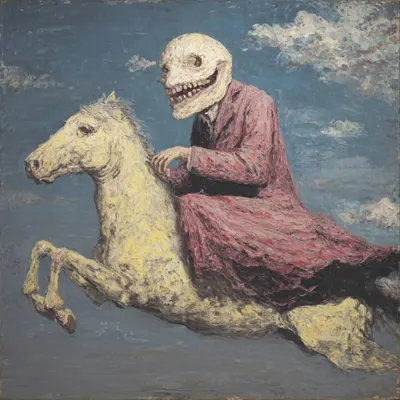 ride on! - AI artwork, 8 Feb 2026