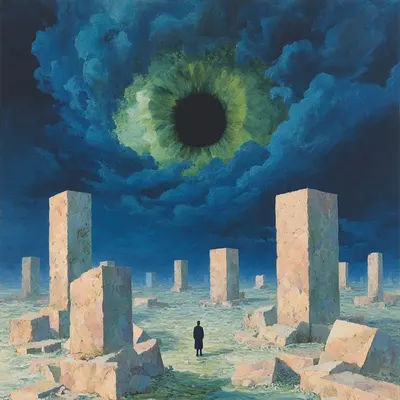 there is one constant, they are always watching - AI artwork, 8 Mar 2026