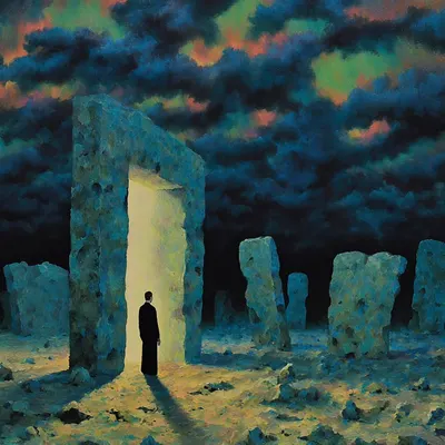 there is one constant, they are always watching - AI artwork, 8 Mar 2026