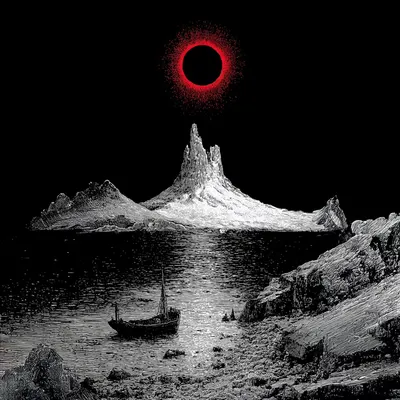 full moon rising - AI artwork, 3 Mar 2026