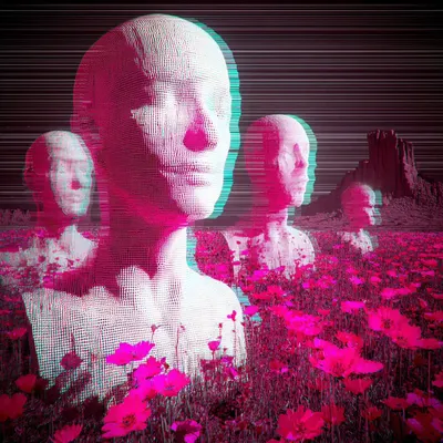 lost in artificial dreams - AI artwork, 3 Mar 2026