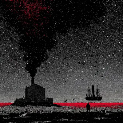 full moon rising - AI artwork, 3 Mar 2026