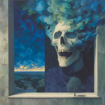there is one constant, they are always watching - AI artwork, 8 Mar 2026